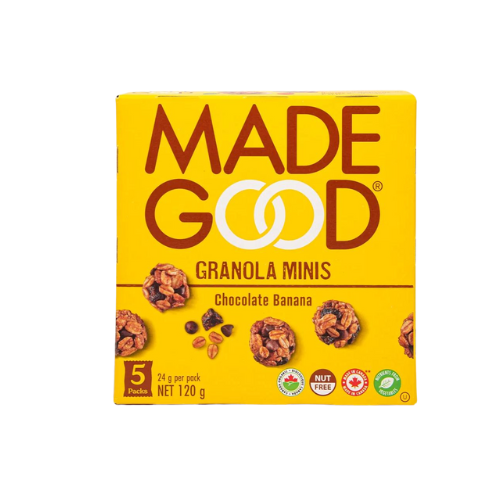 School Safe Made Good Chocolate Banana Granola Minis - 5 pouches